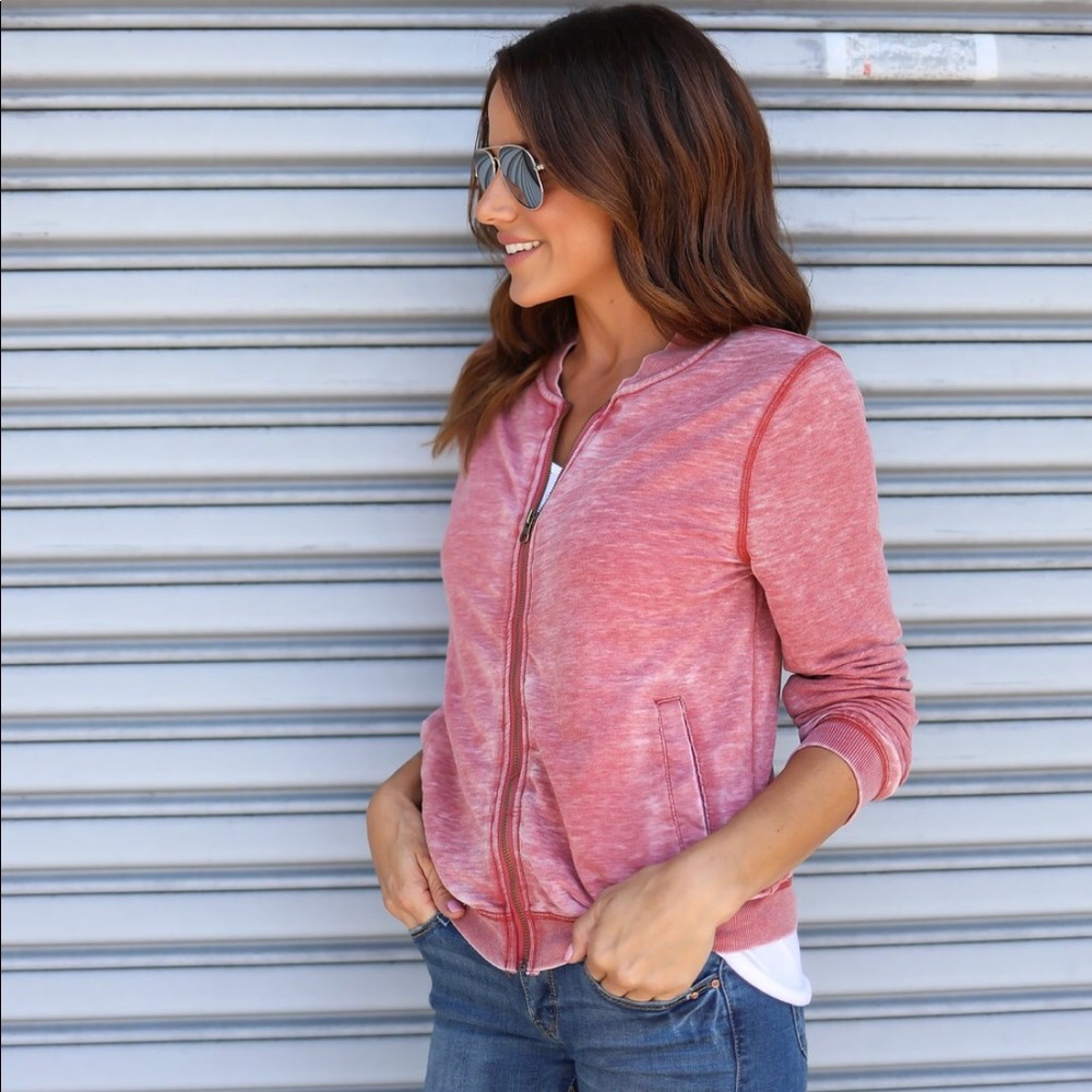 Gray Bomber Jacket